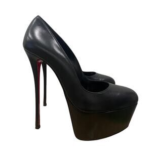 Christian Louboutin Dolly Alta Leather Platform Pump 160mm 38